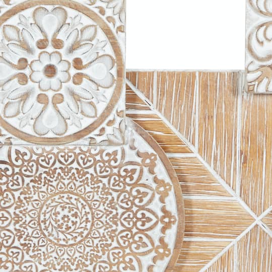 Brown Wood Farmhouse Wall Decor 17" x 36" x 2"
